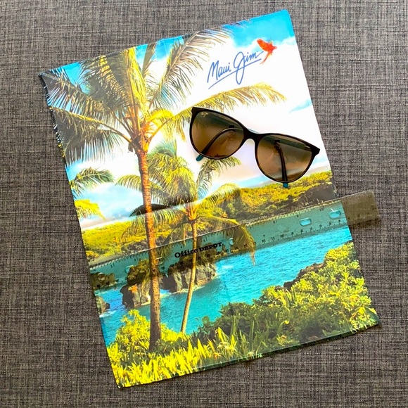 ♥️ 3/30 New Rare XXL Maui Jim Sunglasses Microfiber Cleaning Cloth NIP - Picture 4 of 4